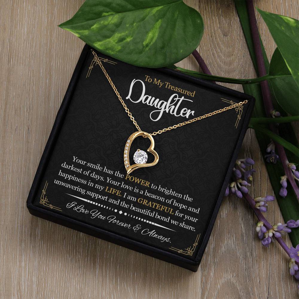 To My Daughter Necklace, Daughter Mother Necklace, Daughter Gift From Mom-[product type]