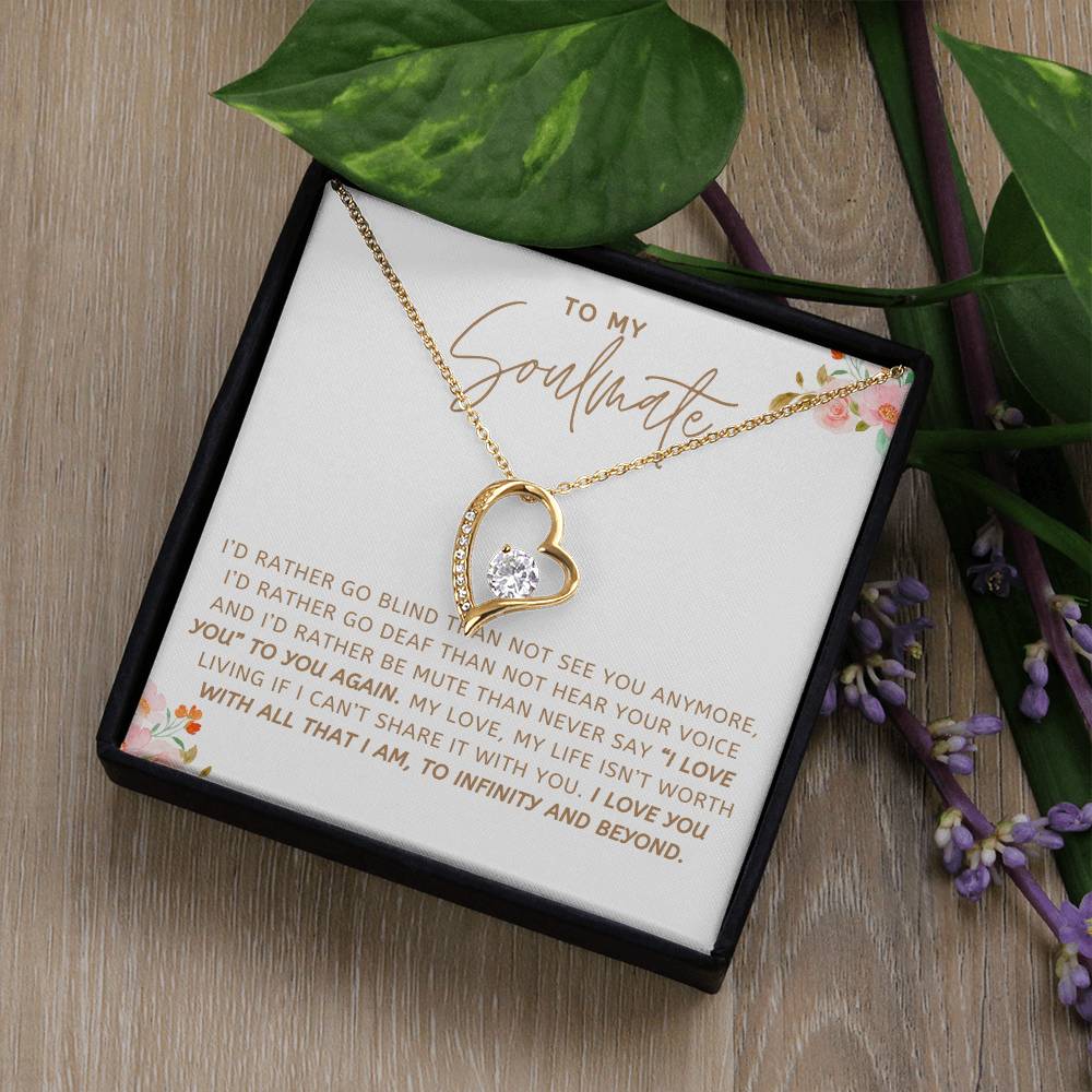 To Soulmate Necklace Gift For Girlfriend Wife Birthday Valentines Day Christmas-[product type]