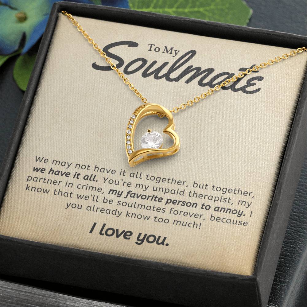 To Soulmate Necklace Gift For Girlfriend Wife Birthday Valentines Day Christmas-[product type]