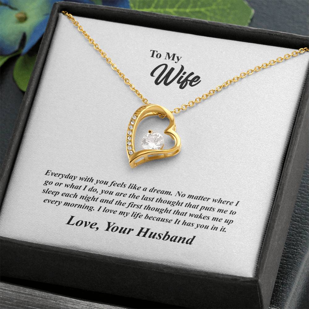 Wife  Heart Necklace Gift-[product type]