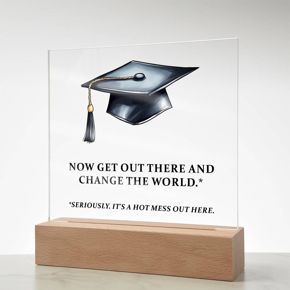 Funny Graduation Plaque Gift