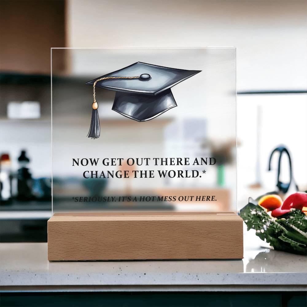 Funny Graduation Plaque Gift