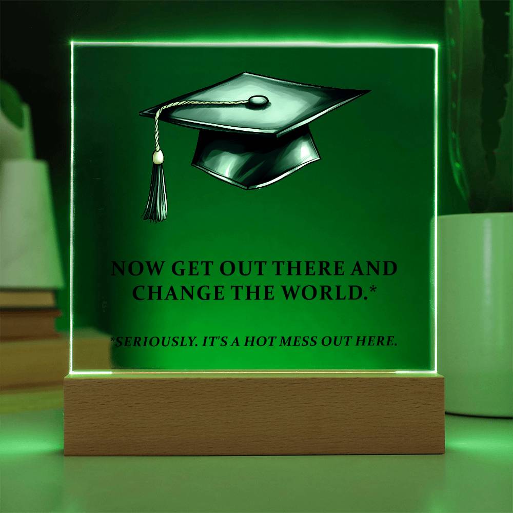 Funny Graduation Plaque Gift