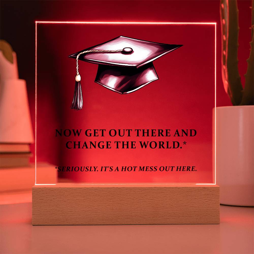 Funny Graduation Plaque Gift