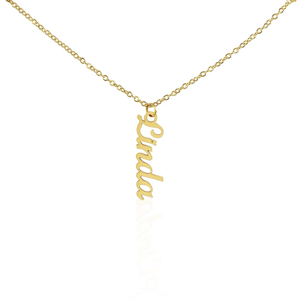 Multi Name Vertical Name Necklace-[Heartfelt Family Gift]