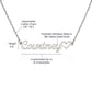 Ballerina Name Necklace with Heart-FashionFinds4U