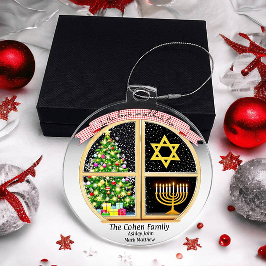 Hanukkah Christmas Ornament