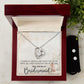 Bridesmaid Proposal Necklace - Bridal Jewelry - Heart Pendant Earring Set-FashionFinds4U