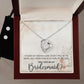 Bridesmaid Proposal Necklace - Bridal Jewelry - Heart Pendant Earring Set-FashionFinds4U