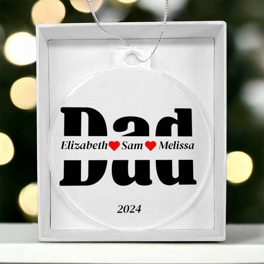 Acrylic Ornament Plaque-[Heartfelt Family Gift]