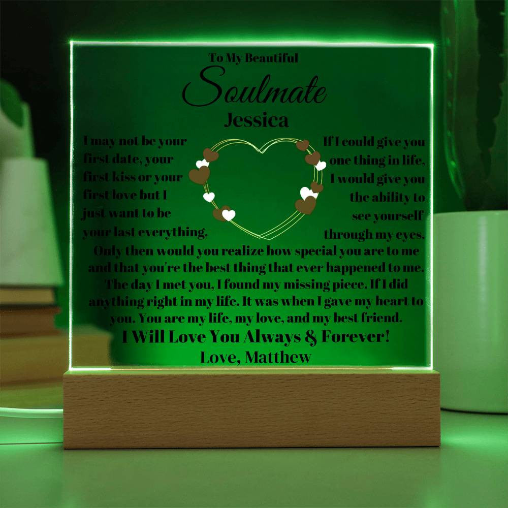 Personalized Soulmate Plaque-[Heartfelt Family Gift]