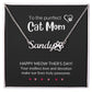 Cat Mom Paw Print Necklace for Mother's Day-FashionFinds4U