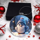 Cute Penquin Acrylic Christmas Ornament