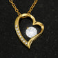 Class of 2024 Graduation Heart Necklace Gift-FashionFinds4U