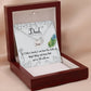 Dad Memorial Necklace Angel Wing Charm-[product type]