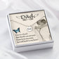 Dad Memorial Necklace Angel Wing Charm-[product type]