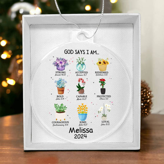 Acrylic Ornament Plaque-[Heartfelt Family Gift]