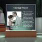 Marriage Prayer Acrylic Plaque-[product type]