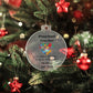 Preschool Teacher Round Christmas Ornament