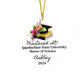 Masters Degree Graduation Gloss Heart Ornament-[Heartfelt Family Gift]