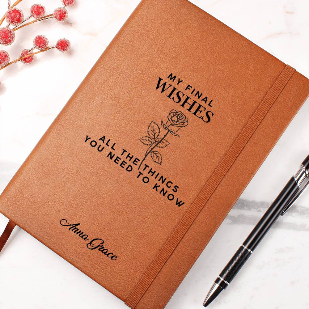 My Final Wishes End of Life Planner Journal-[Heartfelt Family Gift]