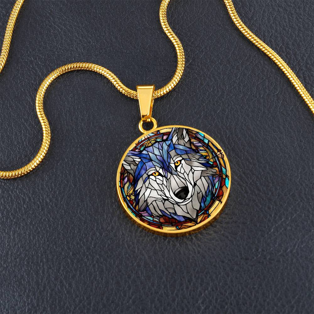 Wolf Necklace or Bangle Charm Bracelet-[product type]