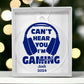 I cant hear you gaming acrylic ornament-[product type]