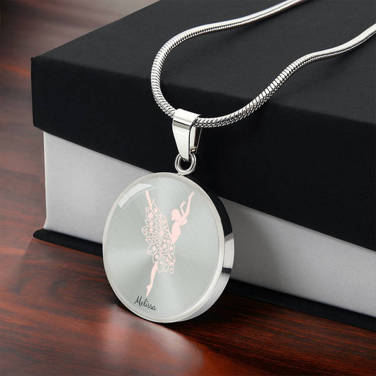 Personalized Ballerina Name Necklace-[product type]