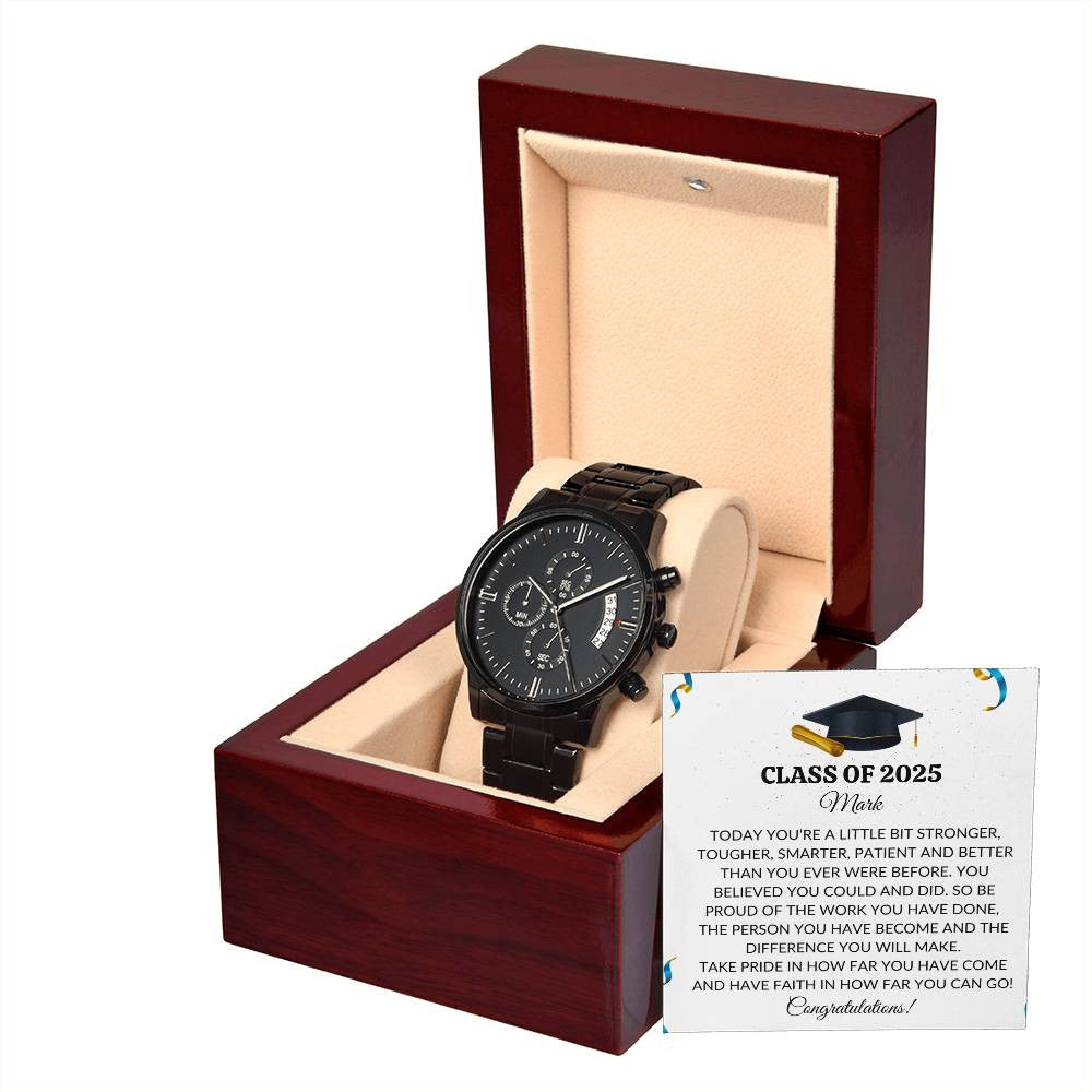 Class of 2025 Graduation Gift Chronograph Watch-[Heartfelt Family Gift]