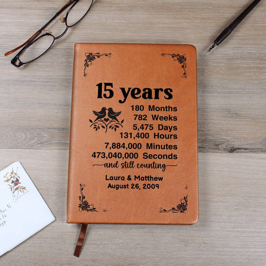 15th Wedding Anniversary Journal-