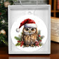 Owl Acrylic Christmas Ornament-[Heartfelt Family Gift]