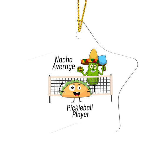 Pickleball  Star Ornament