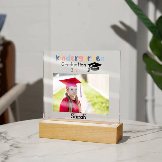 Personalized Kindergarten Graduation Photo Plaque Class of 2036-[product type]