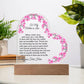 Mother in Law Led Heart Plaque-[product type]