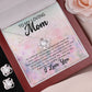 Loving Mom - Guidance and Wisdom - Love Knot Necklace Earring Set-FashionFinds4U