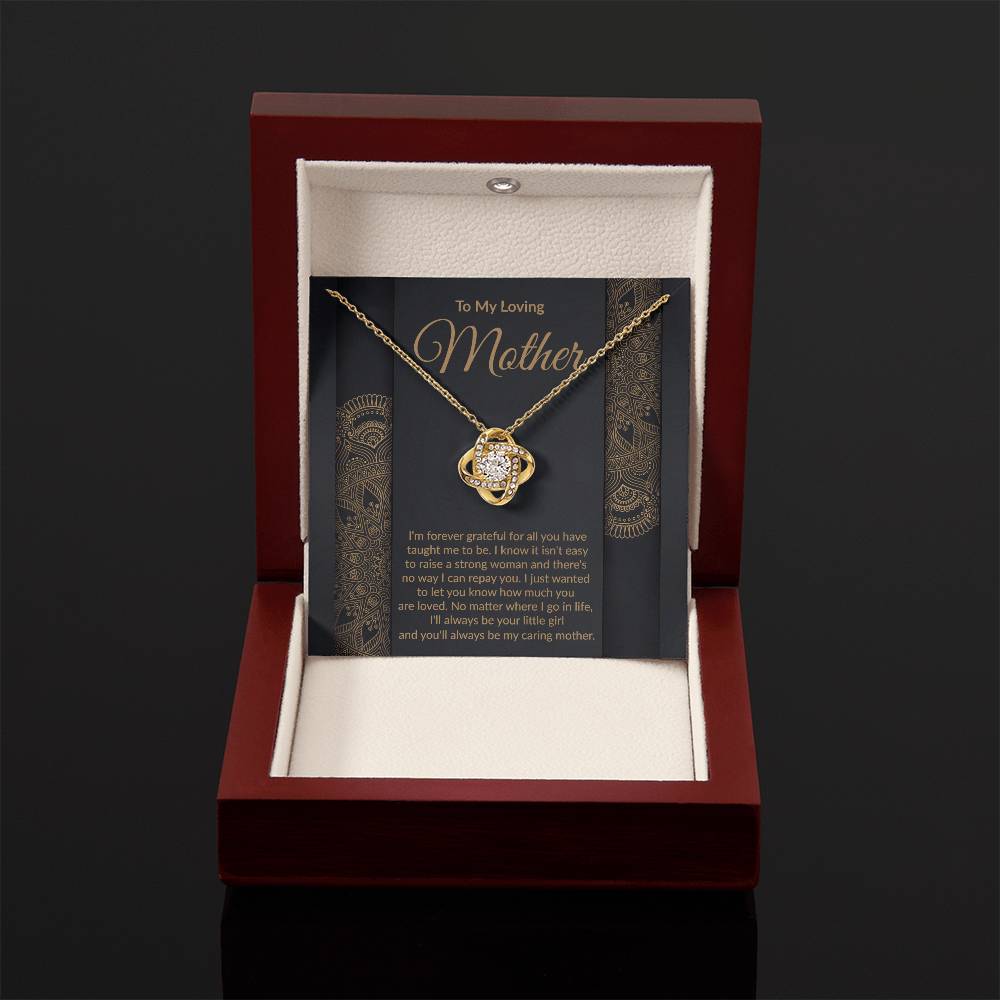 Loving Mother Love Knot Pendant Necklace Gift-FashionFinds4U