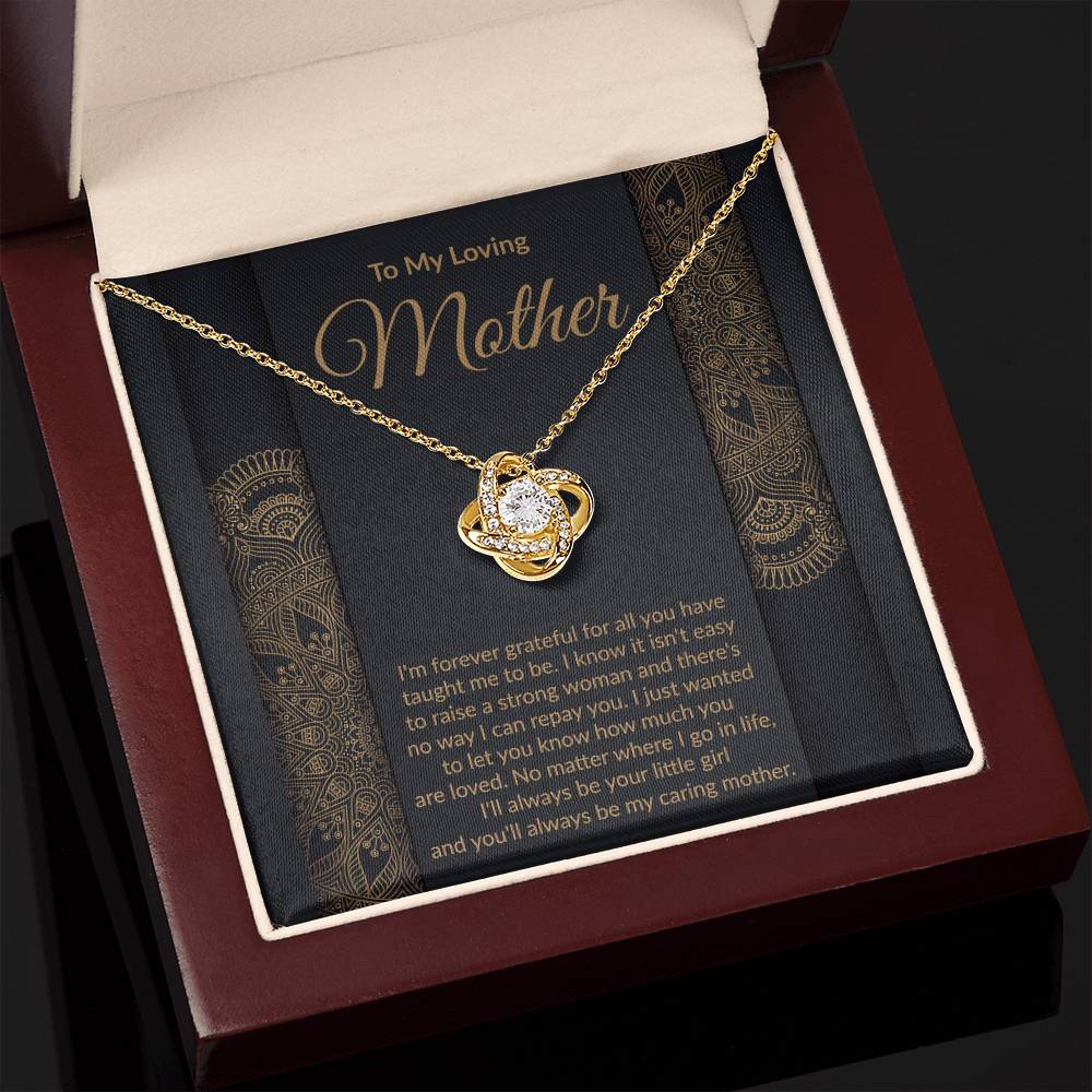 Loving Mother Love Knot Pendant Necklace Gift-FashionFinds4U