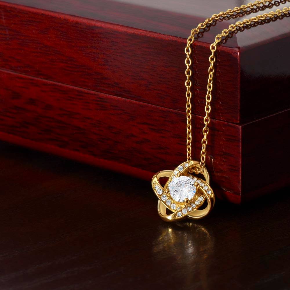 Loving Mother Love Knot Pendant Necklace Gift-FashionFinds4U