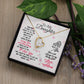 Daughter Always My Baby Girl Forever Love Heart Necklace-FashionFinds4U