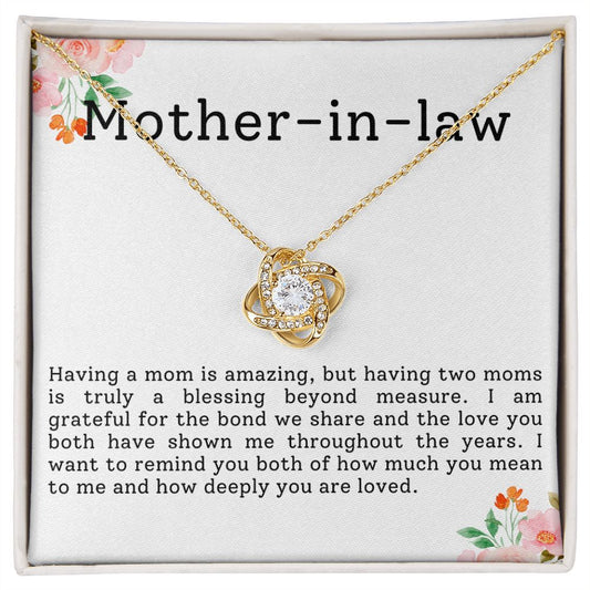 Mother In Law Love Knot Necklace-FashionFinds4U