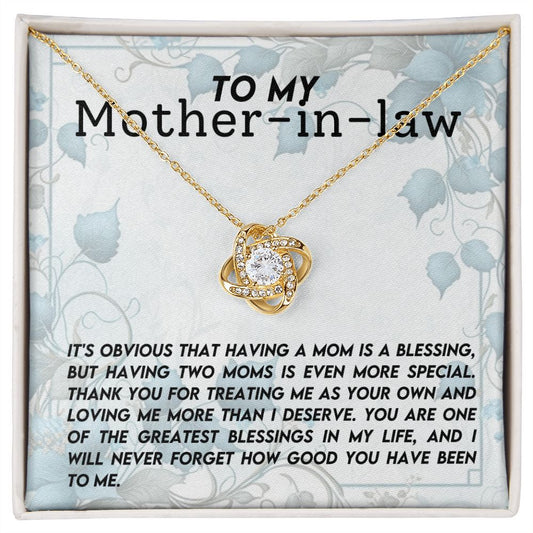 Mother In Law Love Knot Necklace-FashionFinds4U