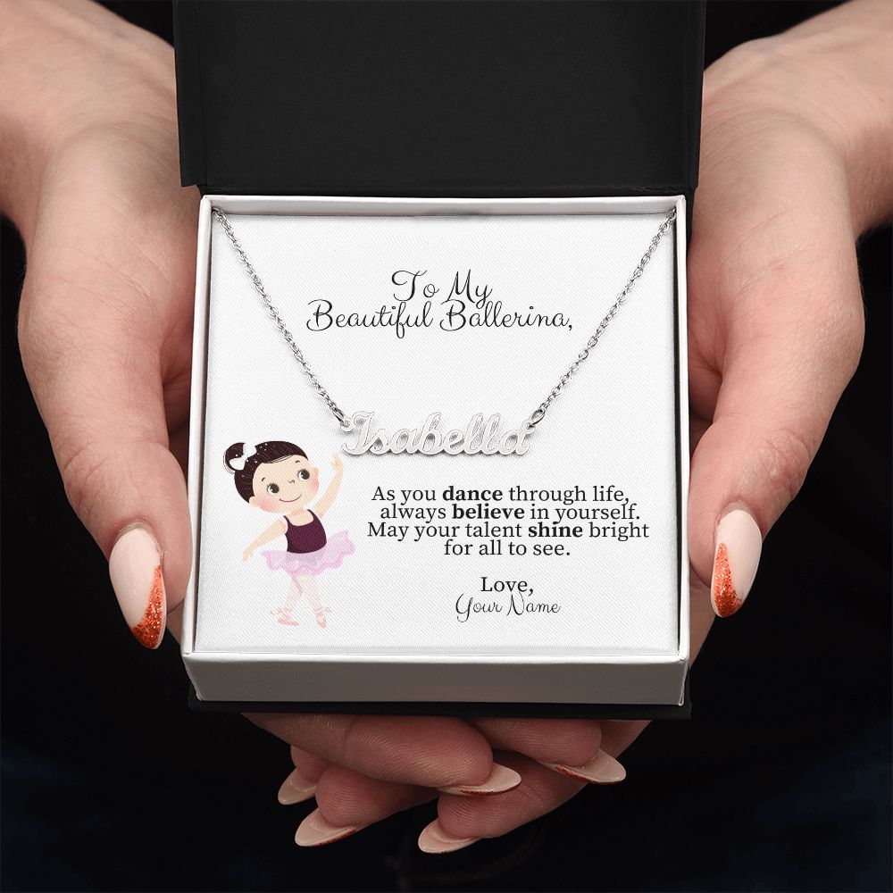 Personalized Dance Name Necklace-FashionFinds4U