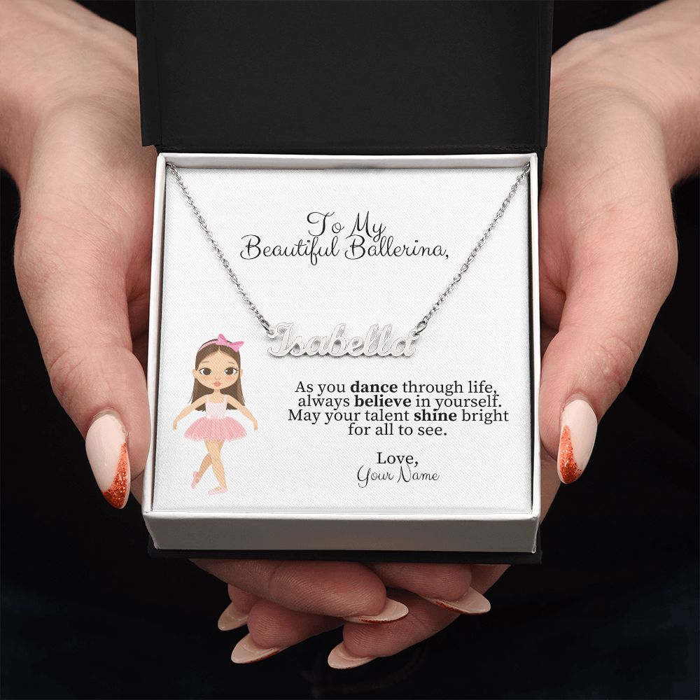 Personalized Dance Name Necklace-FashionFinds4U