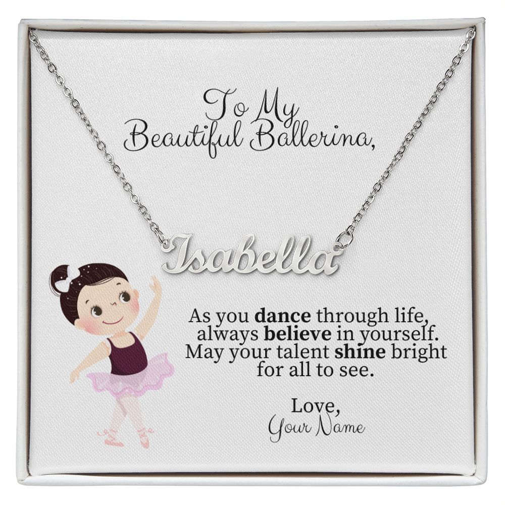 Personalized Dance Name Necklace-FashionFinds4U