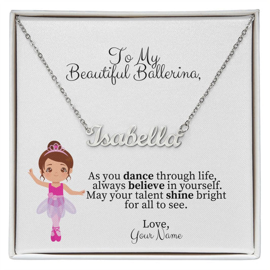 Personalized Dance Name Necklace-FashionFinds4U