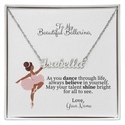 Personalized Dance Name Necklace-FashionFinds4U