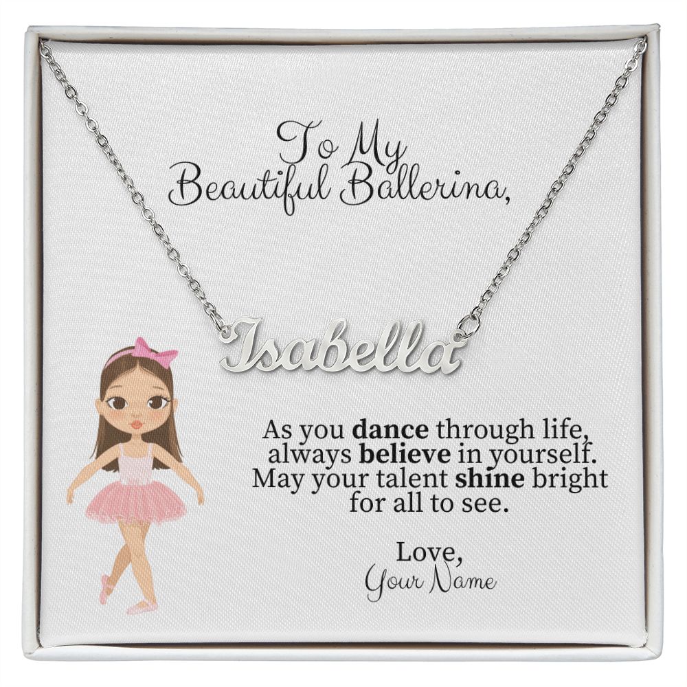 Personalized Dance Name Necklace-FashionFinds4U