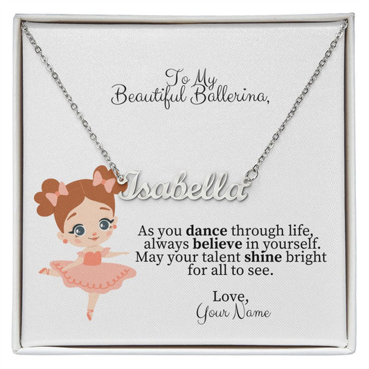 Personalized Dance Name Necklace-FashionFinds4U