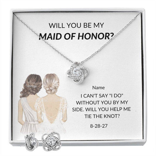 Personalized Maid of Honor Bridal Jewelry Proposal Card-FashionFinds4U