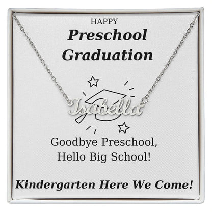 Preschool Graduation - Personalized Name Necklace Gift-FashionFinds4U